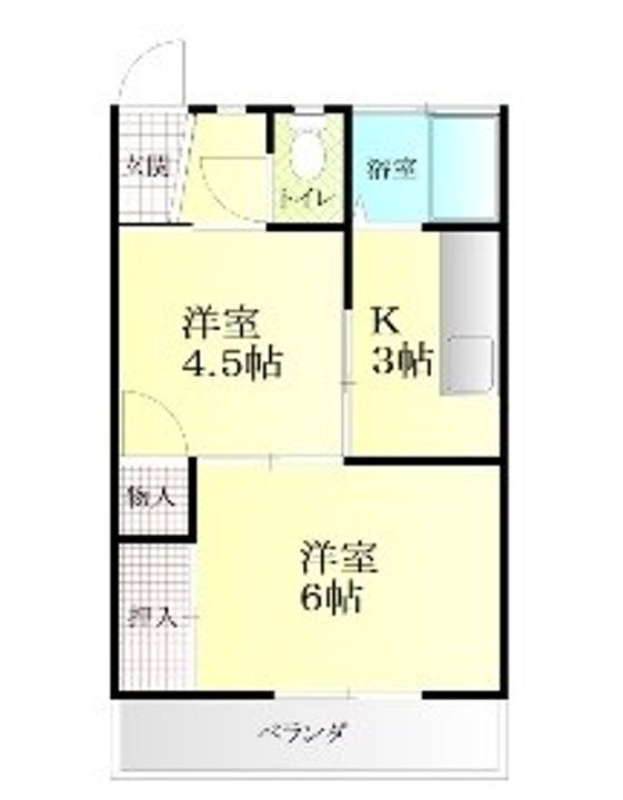 テラスTENSHOWの間取り