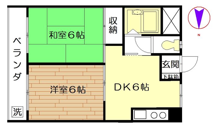 かねこビルの間取り