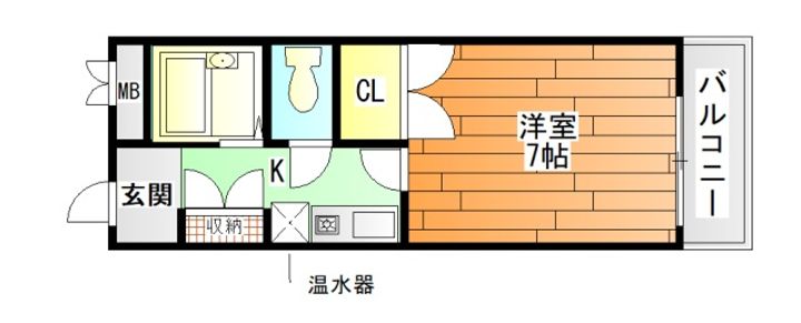 スクエアメゾン阪南の間取り