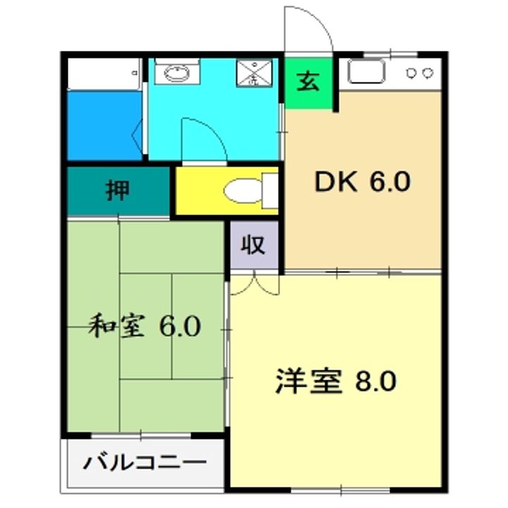 メゾン王子谷の間取り