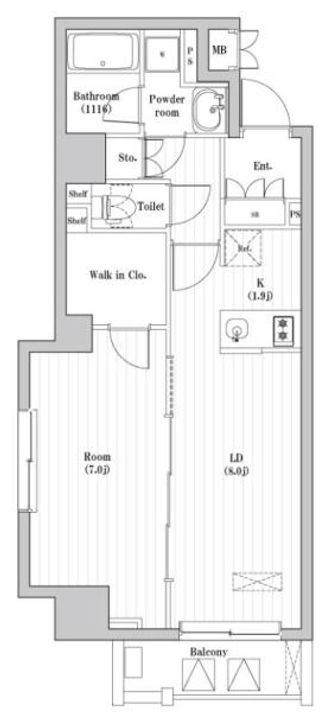 文京本駒込レジデンスの間取り