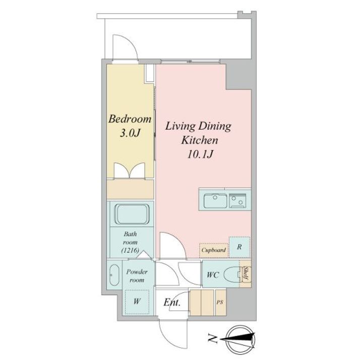 埼玉県川口市本町1(マンション)の賃貸物件の間取り