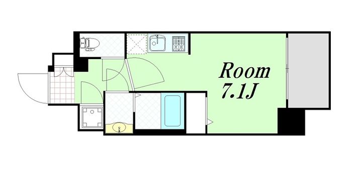 ファーストフィオーレ大阪ウエストウェルビングの間取り