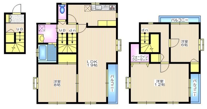東京都渋谷区広尾2(マンション)の賃貸物件の間取り