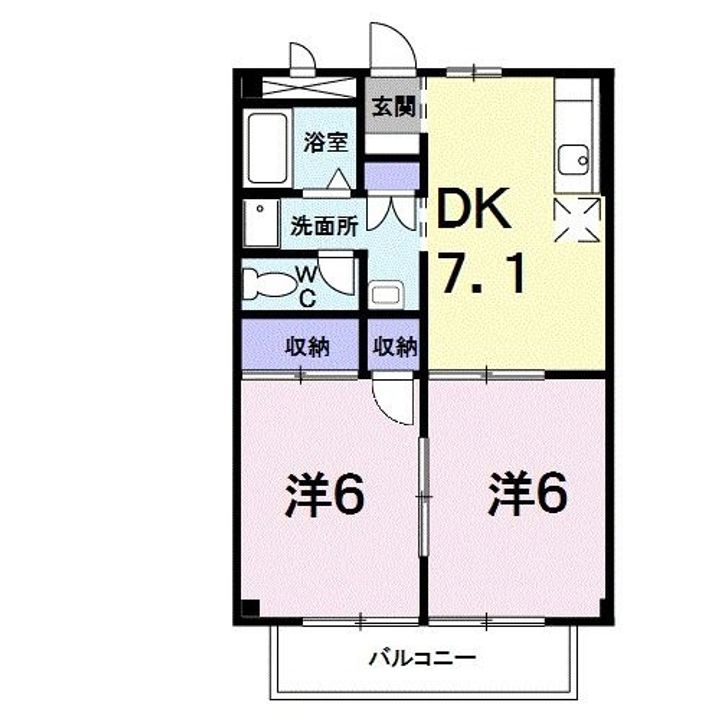 エアリーズハウスKTの間取り