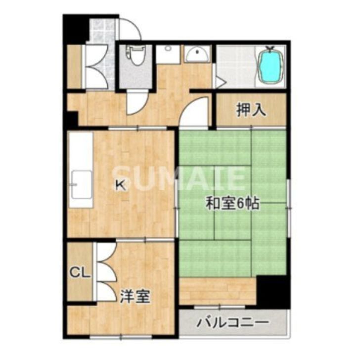 鹿骨センターハイツの間取り