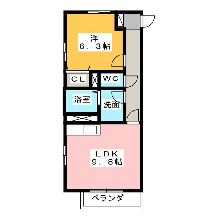 祇園山ヒルズの間取り