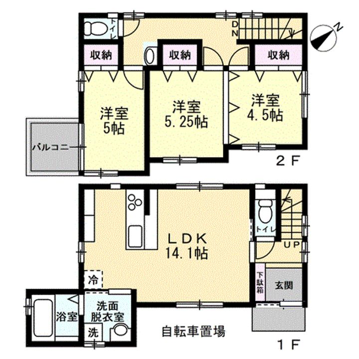 東京都江戸川区東瑞江2(一戸建)の賃貸物件の間取り