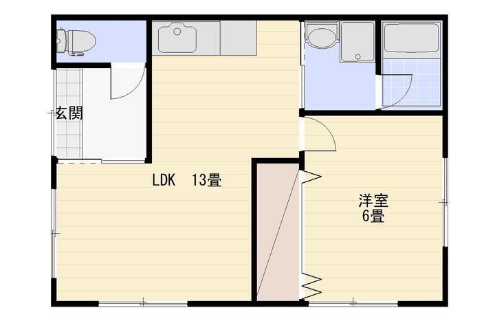 静岡県浜松市中央区安松町(一戸建)の賃貸物件の間取り