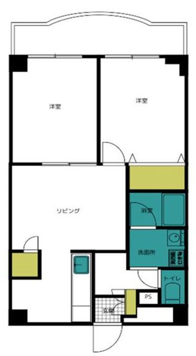 くすのきハイツの間取り