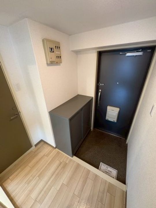 くすのきハイツの玄関