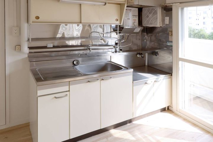 ビレッジハウス美園1号棟のキッチン