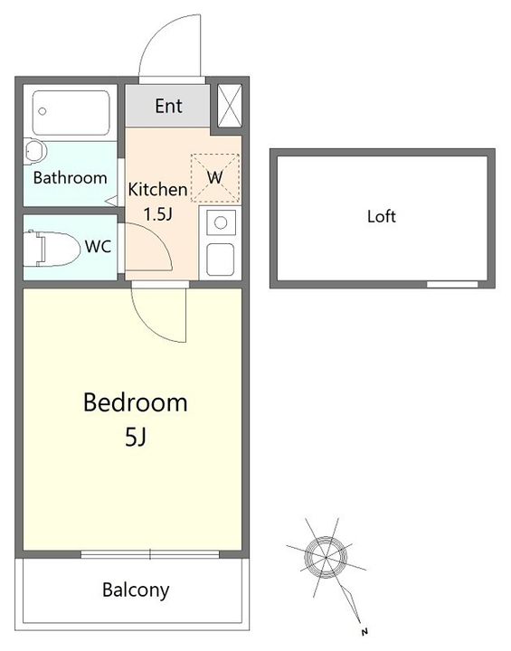 Southern Flatの間取り