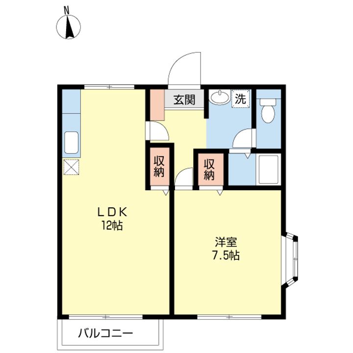 第5ブラウニィ岩楯の間取り
