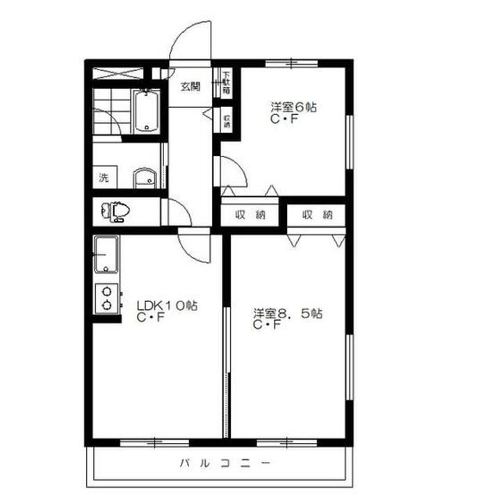 住吉ハウスの間取り