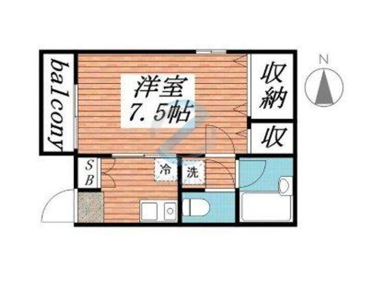 千葉県浦安市当代島2(アパート)の賃貸物件の間取り