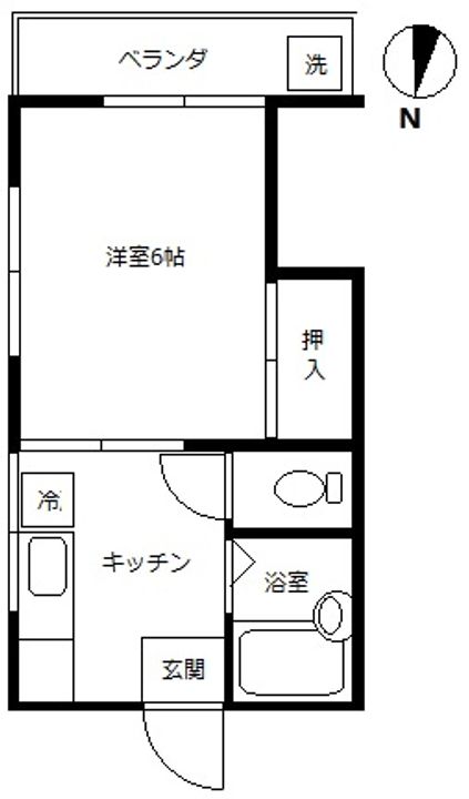 松栄ハイツの間取り