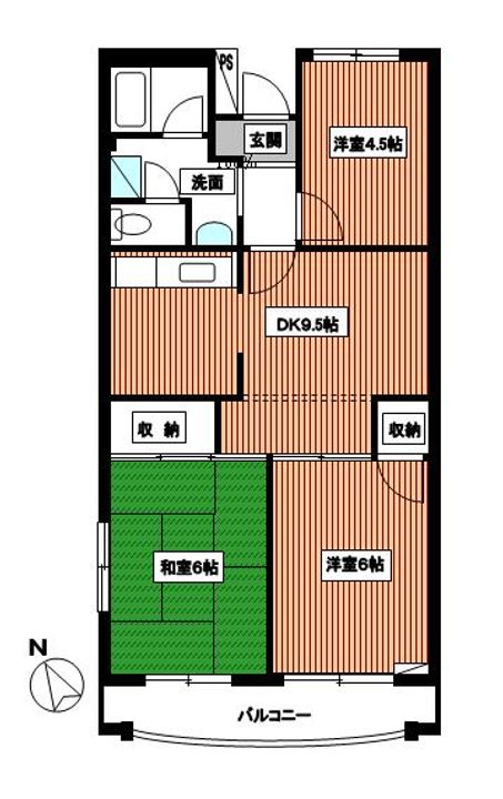 フォーレスト梶ヶ谷の間取り