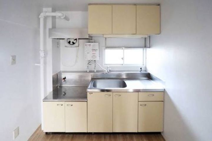 岡山県岡山市東区西大寺松崎(マンション)の賃貸物件のキッチン