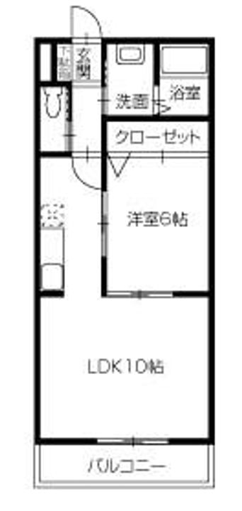 サンハイツCの間取り