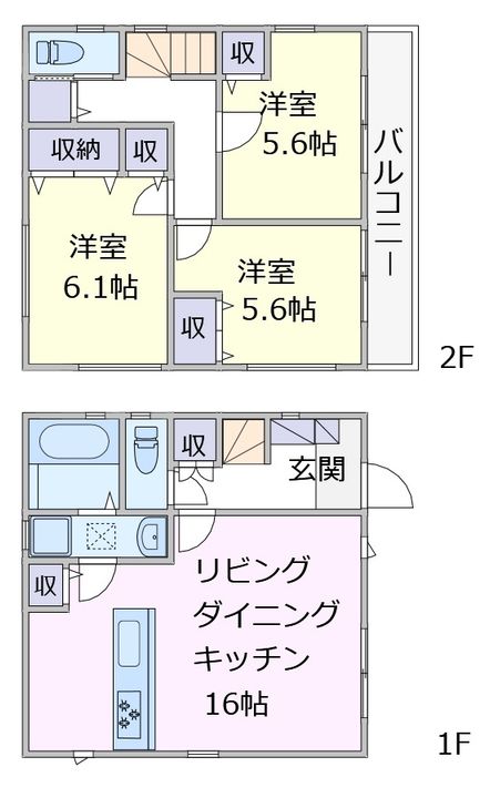 千葉県千葉市若葉区桜木8(一戸建)の賃貸物件の間取り