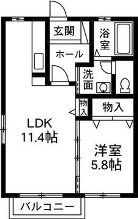 ツインバードBの間取り