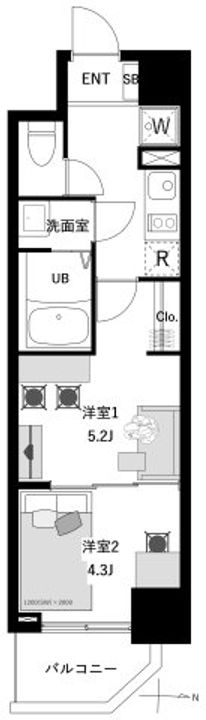 アーバンパーク入谷の間取り
