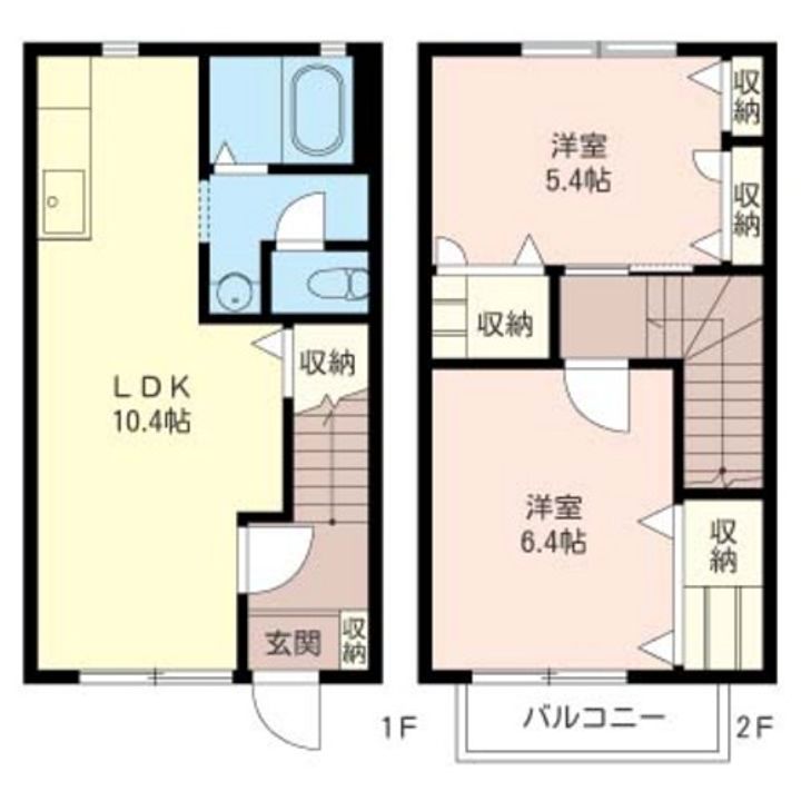 栃木県小山市花垣町1(一戸建)の賃貸物件の間取り