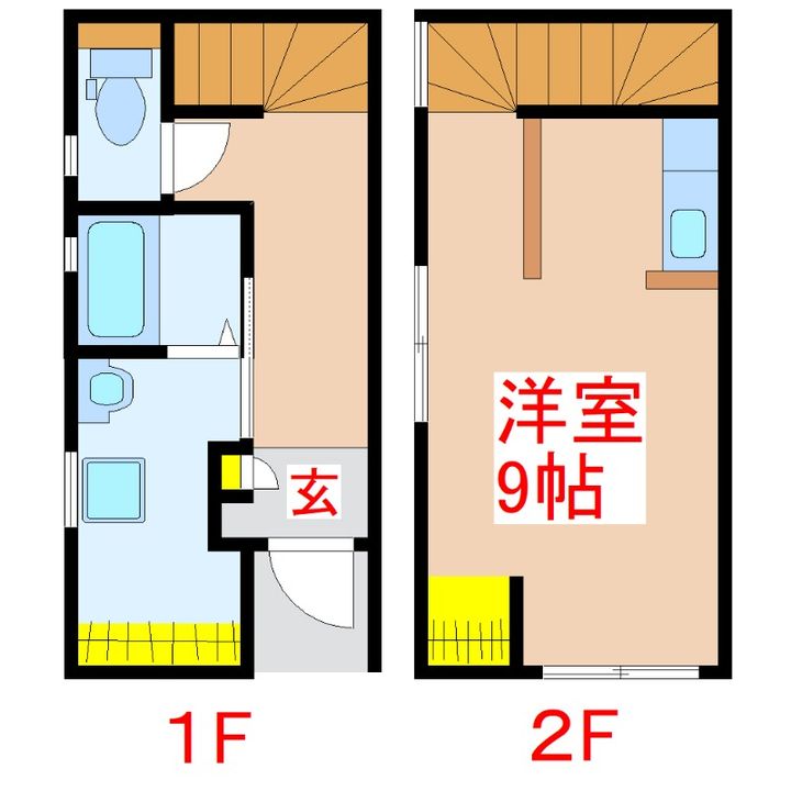 ダブリューの間取り