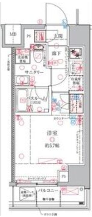 CREVISTA横浜関内の間取り