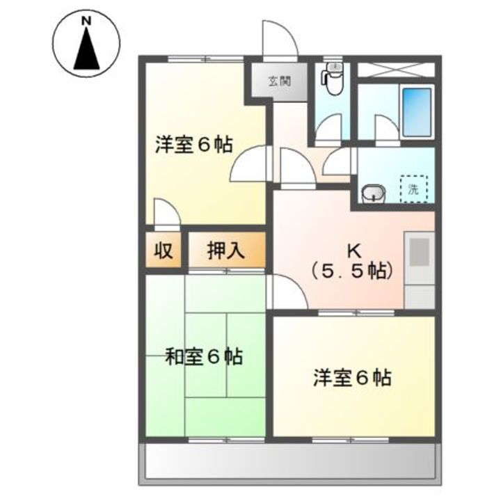 グランベール滝ノ水の間取り