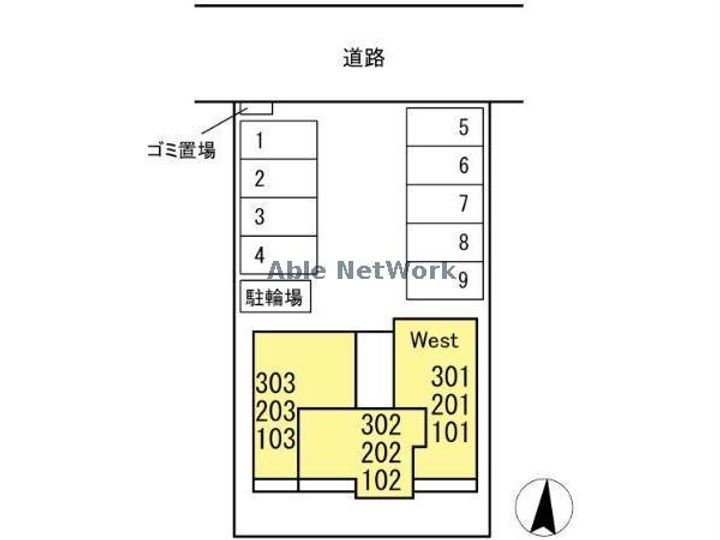 岐阜県羽島郡岐南町下印食1(アパート)の賃貸物件のその他画像
