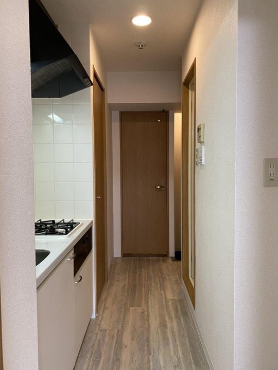 パークウェル神楽坂弐番館の玄関