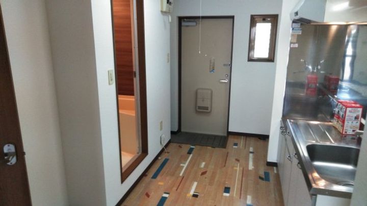 マンションアトランティスIIの玄関