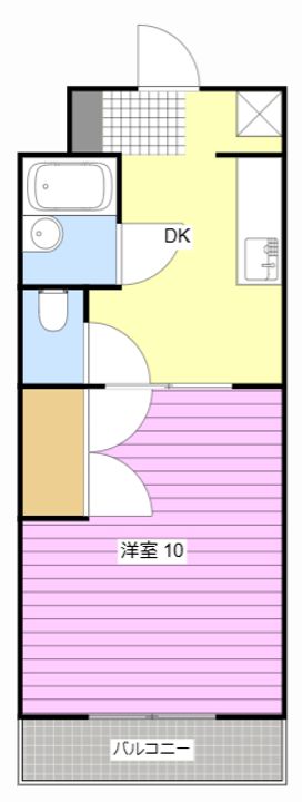 マンションアトランティスIIの間取り