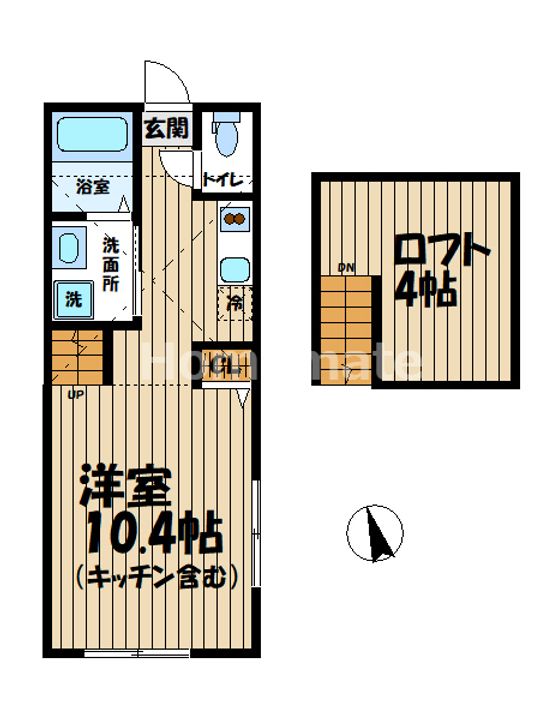 SACRAS KAMAKURA B棟の間取り