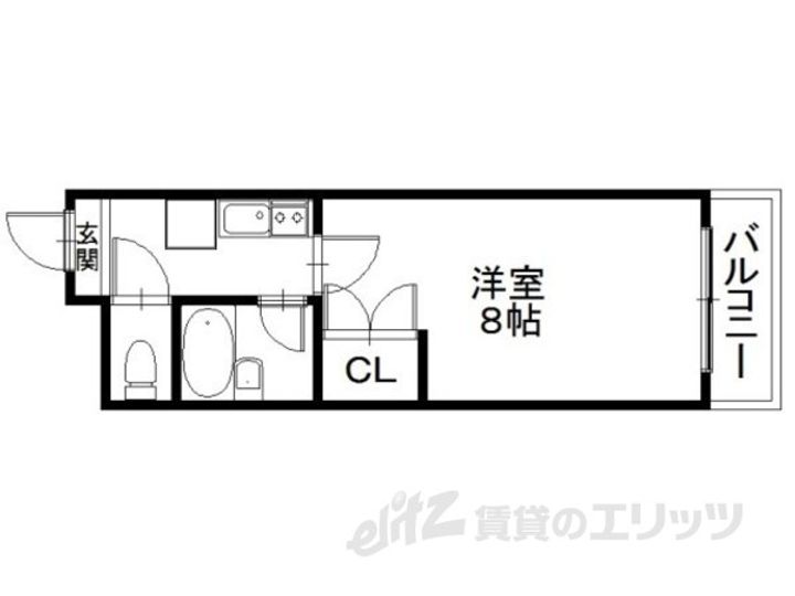 エンゼルプラザ彦根4の間取り
