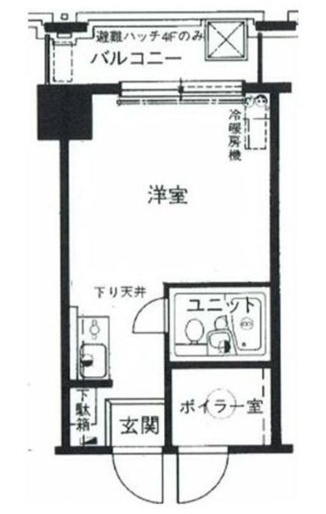モンテベルデ築地の間取り