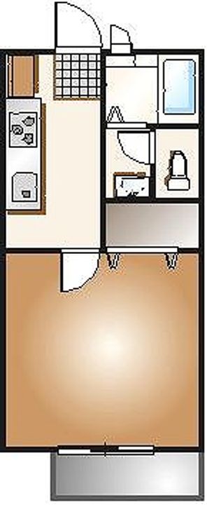 モンテローザ A棟の間取り