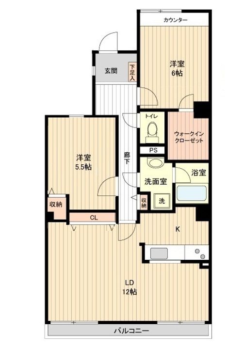 埼玉県さいたま市北区土呂町1(マンション)の賃貸物件の間取り