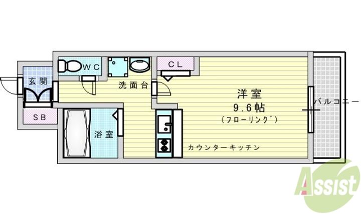 アーデン千里中央の間取り