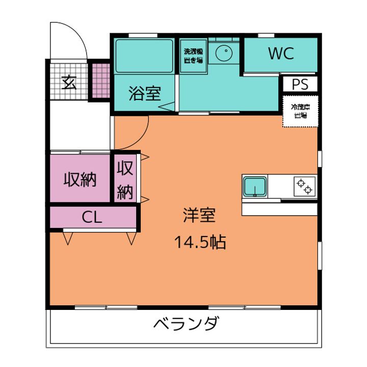 アヴィル旭町IIの間取り