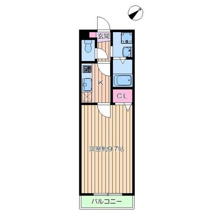 東京都江東区亀戸3(マンション)の賃貸物件の間取り