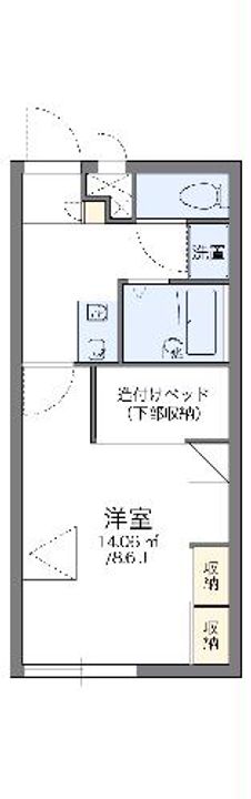 レオパレスルミエールの間取り