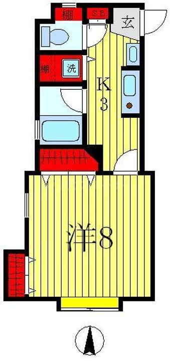メゾンドミモの間取り