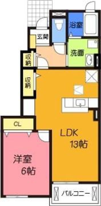 大阪府茨木市南耳原1(アパート)の賃貸物件の間取り