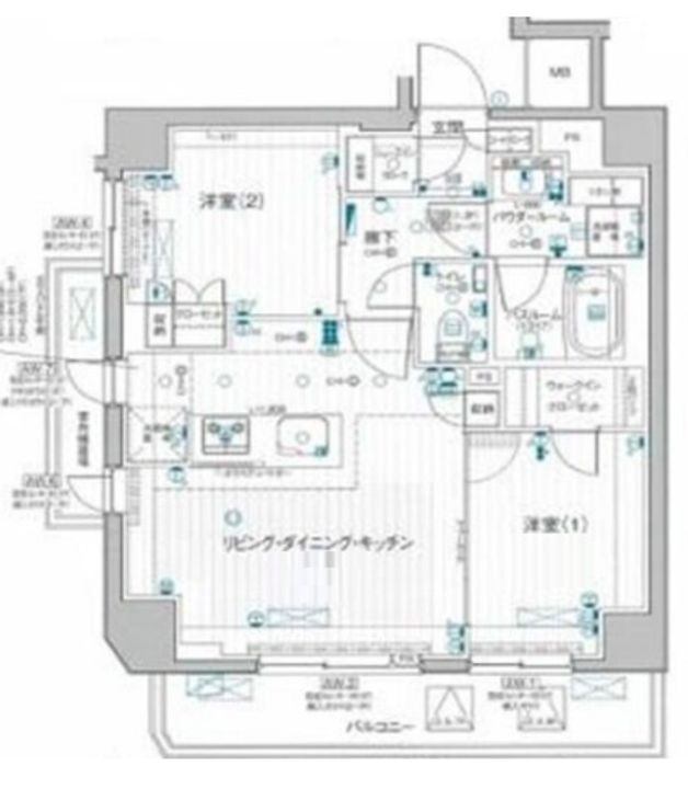 東京都荒川区東尾久2(マンション)の賃貸物件の間取り