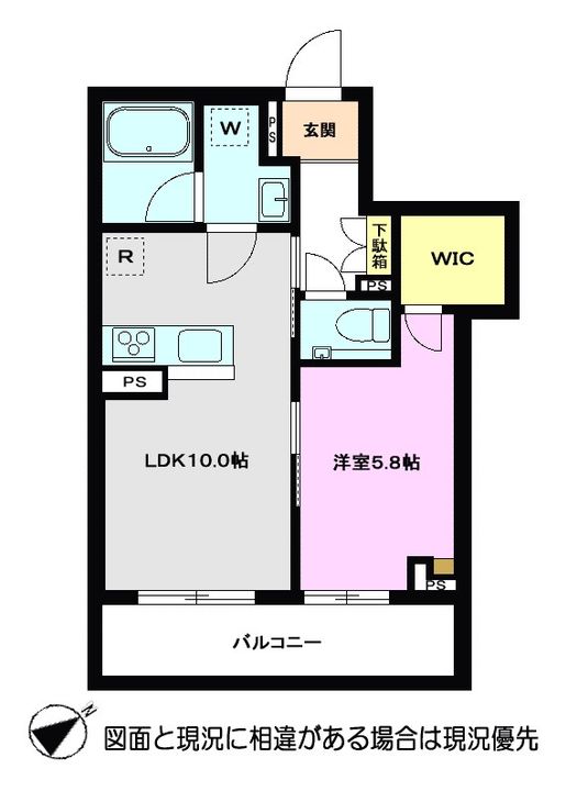 ベレオ ツキの間取り