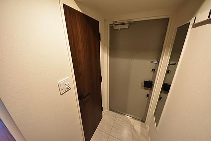 東京都港区西新橋3(マンション)の賃貸物件の玄関
