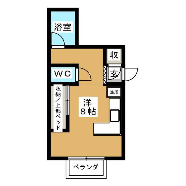 プティオーベルジュの間取り